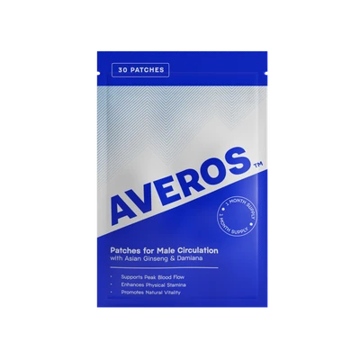 Eine Packung Averos Patches